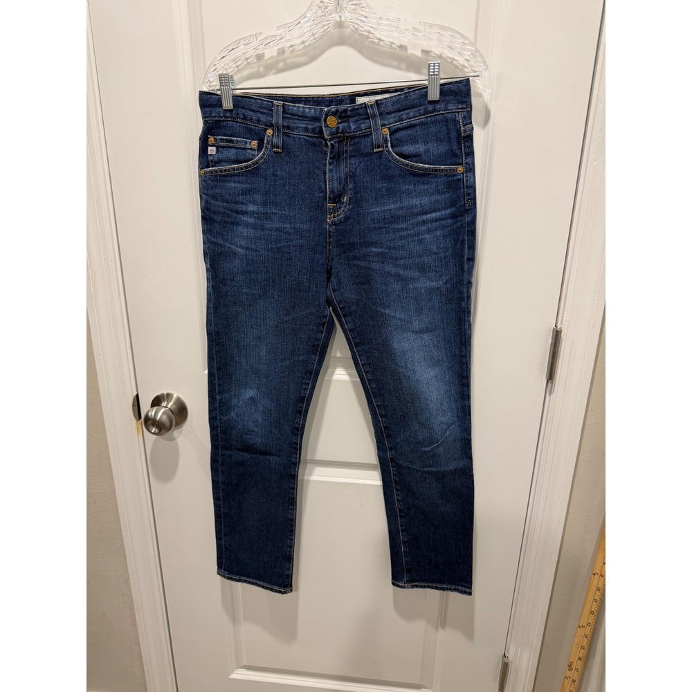 AG Adriano Goldschmied Womens Ex-Boyfriend Slim Jeans Slouchy Blue 27R